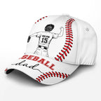 Baseball Mom Dad - Personalized Classic Cap