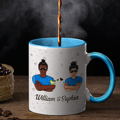 There Is No One Else Husband Wife - Couple Gift - Personalized Custom Accent Mug