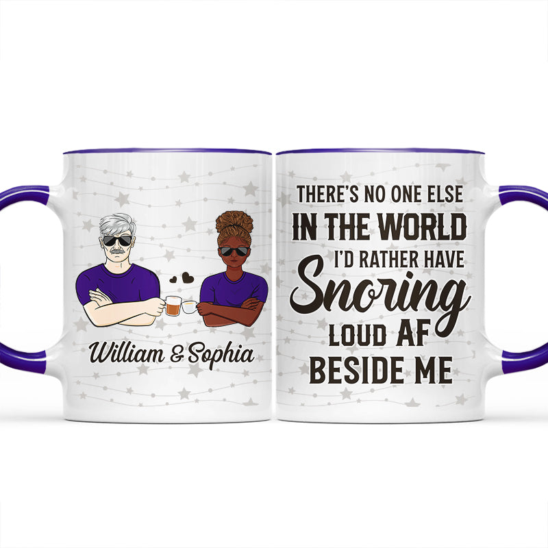 There Is No One Else Husband Wife - Couple Gift - Personalized Custom Accent Mug