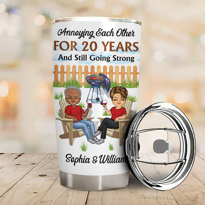 Annoying Each Other For Years - Couple Gift - Personalized Custom Tumbler