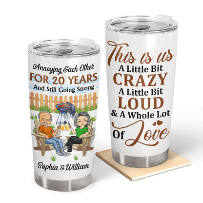 Annoying Each Other For Years - Couple Gift - Personalized Custom Tumbler