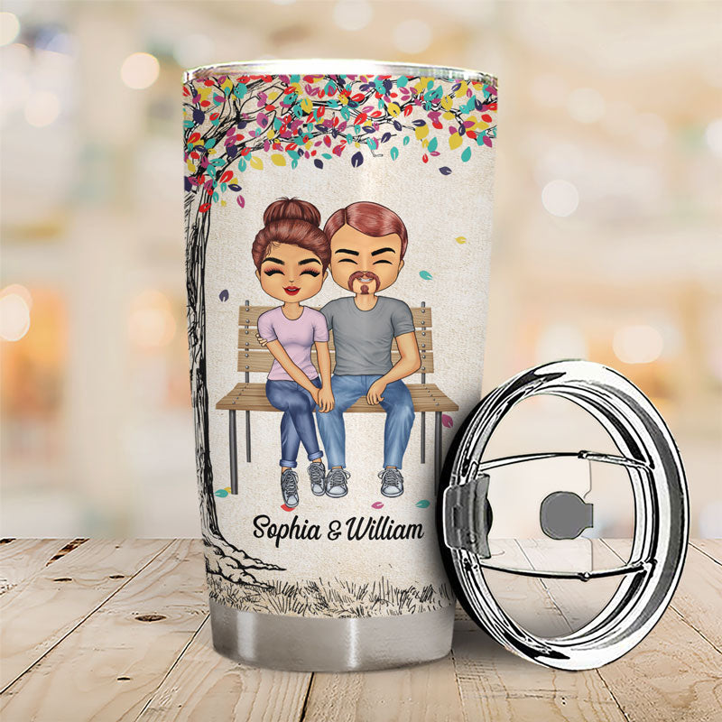 I Love You More The End I Win - Couple Gift - Personalized Custom Tumbler