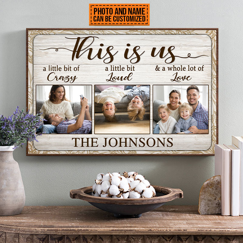 Custom Photo Family Couple Husband Wife This Is Us Photo Gift Custom Poster, Anniversary, Wall Pictures, Wall Art, Wall Decor
