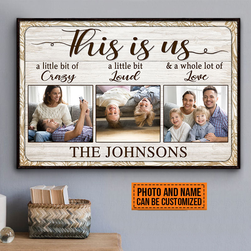 Custom Photo Family Couple Husband Wife This Is Us Photo Gift Custom Poster, Anniversary, Wall Pictures, Wall Art, Wall Decor