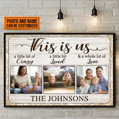 Custom Photo Family Couple Husband Wife This Is Us Photo Gift Custom Poster, Anniversary, Wall Pictures, Wall Art, Wall Decor