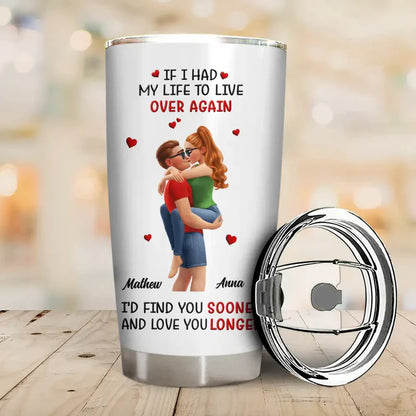 Calendar I Met You Liked You Love You Forever - Personalized Tumbler