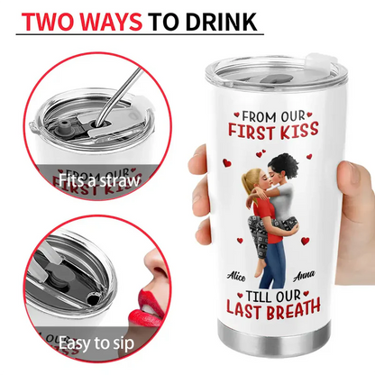 Calendar I Met You Liked You Love You Forever - Personalized Tumbler