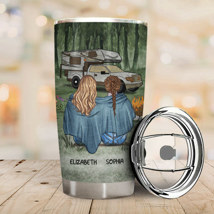 Camping Best Friends Choose For Ourselves - Personalized Custom Tumbler