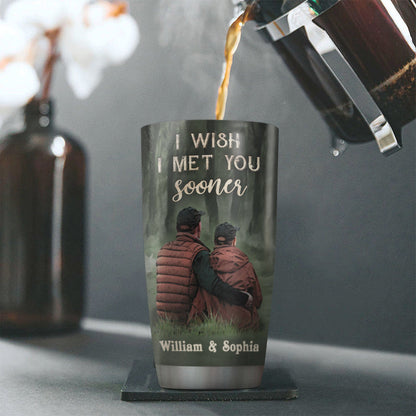 Camping Couple I Met You Sooner You Custom Tumbler