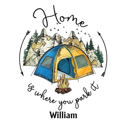 Camping Lovers - And Into The Forest I Go To - Personalized Decal Acrylic Plaque The Next Custom Gift