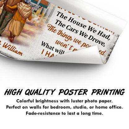 Camping Old Couple When We Get Custom RVs - Personalized Custom Poster