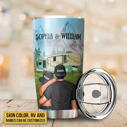 Camping Couple Campers Travelers You Are My Home Custom Tumbler