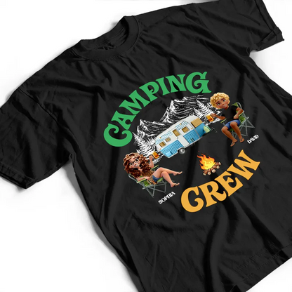 Camping Crew 3D Effect - Personalized T Shirt