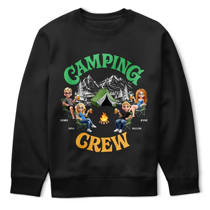 Camping Crew 3D Effect - Personalized T Shirt
