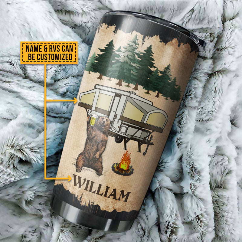 Camping Gift Camper RV Don't Always Drink Custom Tumbler