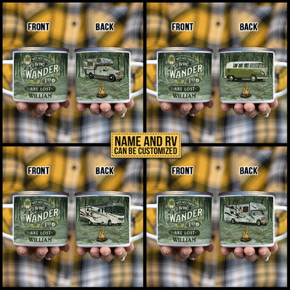 Camping Wander Are Lost Custom Campfire Mug