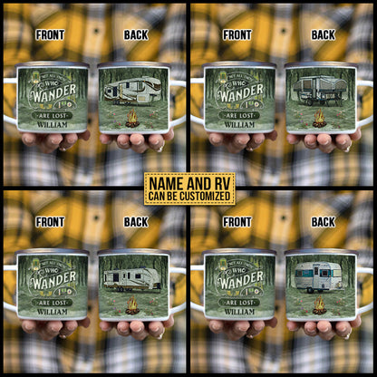 Camping Wander Are Lost Custom Campfire Mug