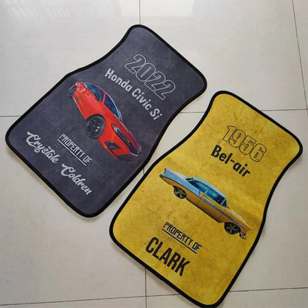 Car Lovers - Car Mats Upload Photo Of Your Car - Personalized Floor Mats Floor Mats The Next Custom Gift