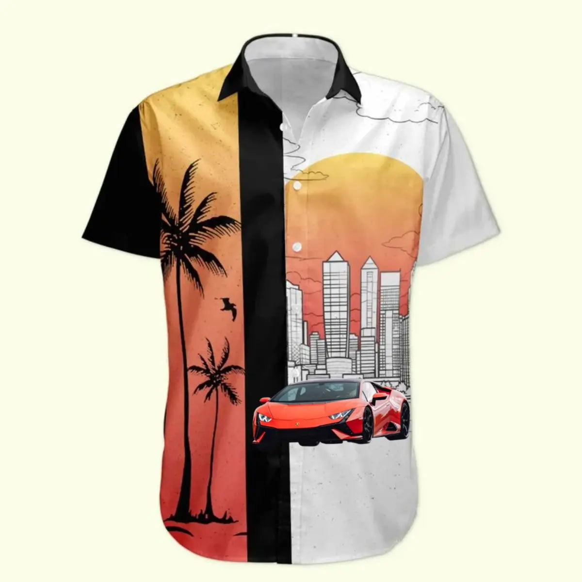 Car Lovers - Muscle Cars For Men, Husband - Personalized Photo Hawaiian Shirt (LH) Hawaiian Shirt The Next Custom Gift