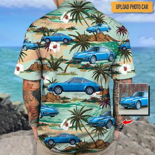 Car Lovers - Upload Car Photo - Personalized Hawaiian Shirt Hawaiian Shirt The Next Custom Gift