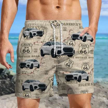 Car Lovers - Upload Photo - Personalized Beach Short Beach Short The Next Custom Gift