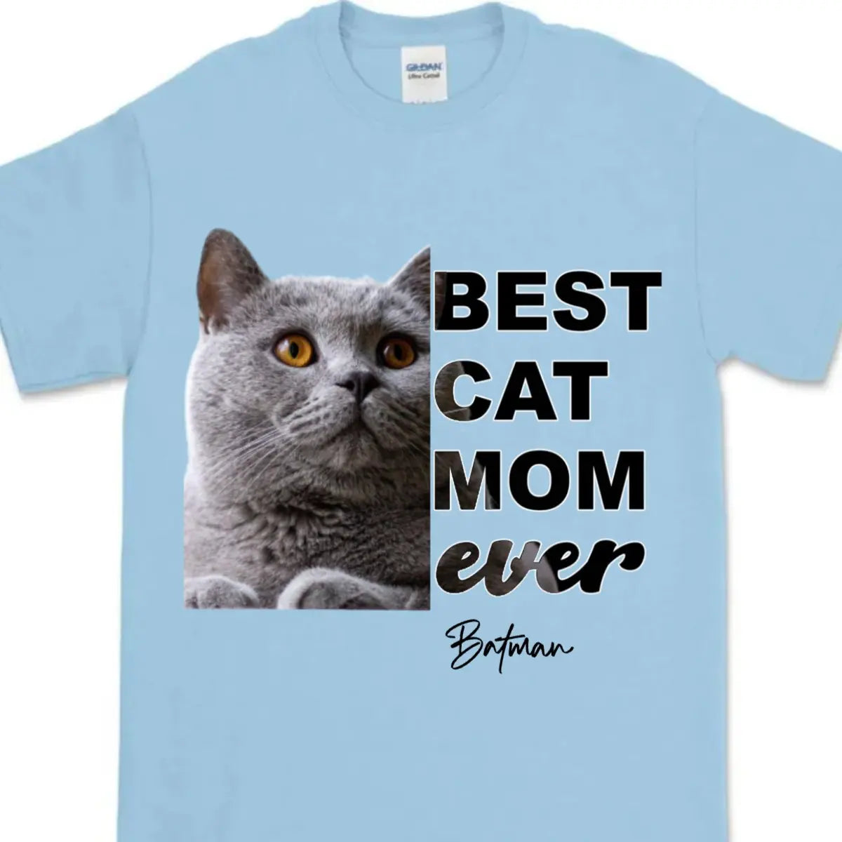 Cat Lovers - Best Cat Mom - Personalized Unisex T-shirt (LH) Shirts & Tops The Next Custom Gift