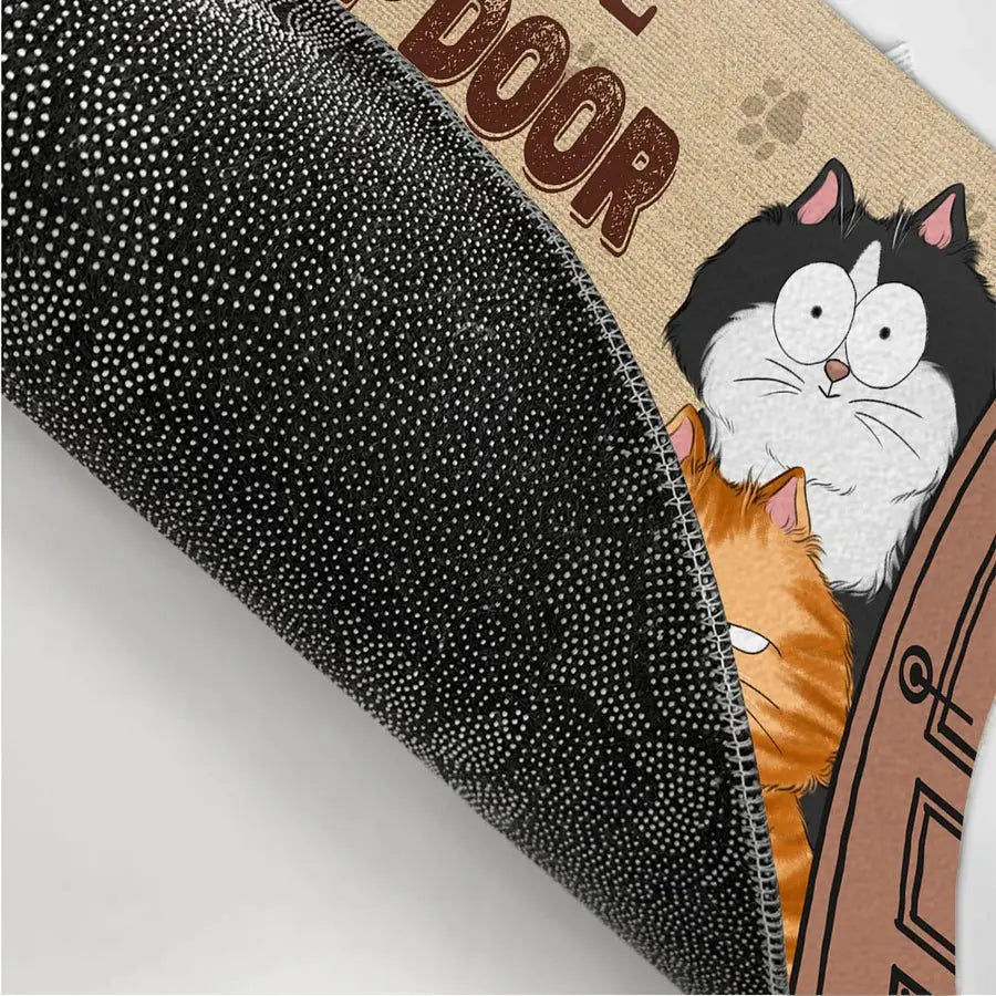 Cat Lovers - Cat's Planning - Personalized Doormat Doormat The Next Custom Gift