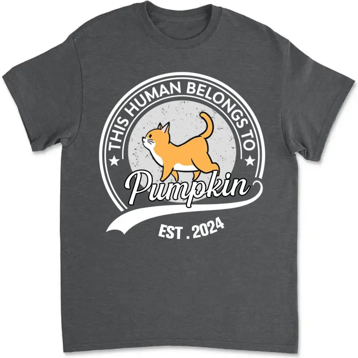 Cat Lovers - Human Belongs To Cat - Personalized T-Shirt Shirts & Tops The Next Custom Gift