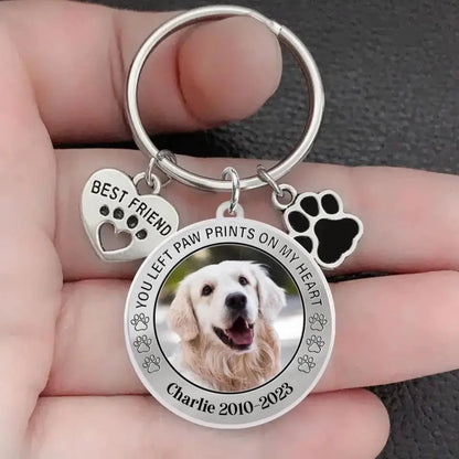 Pet Lovers  - Memorial Gift for Dog/Cat Lovers - Personalized Keychain Stainless Steel Keychain The Next Custom Gift