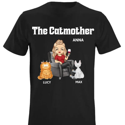 Cat Lovers - The Cat Mother - Personalized Shirt