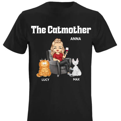 Cat Lovers - The Cat Mother - Personalized Shirt Shirts & Tops The Next Custom Gift