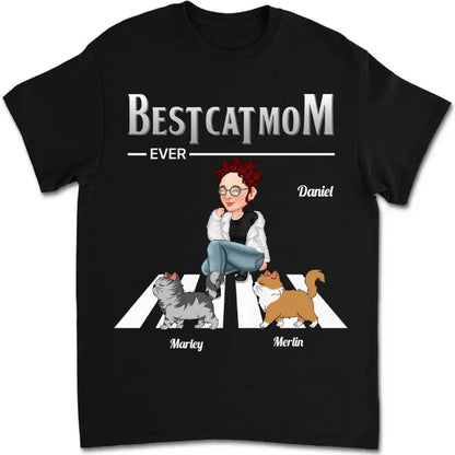 Cat Lovers - Yes I'm The Crazy Cat Lady - Personalized Unisex T-shirt Shirts & Tops The Next Custom Gift