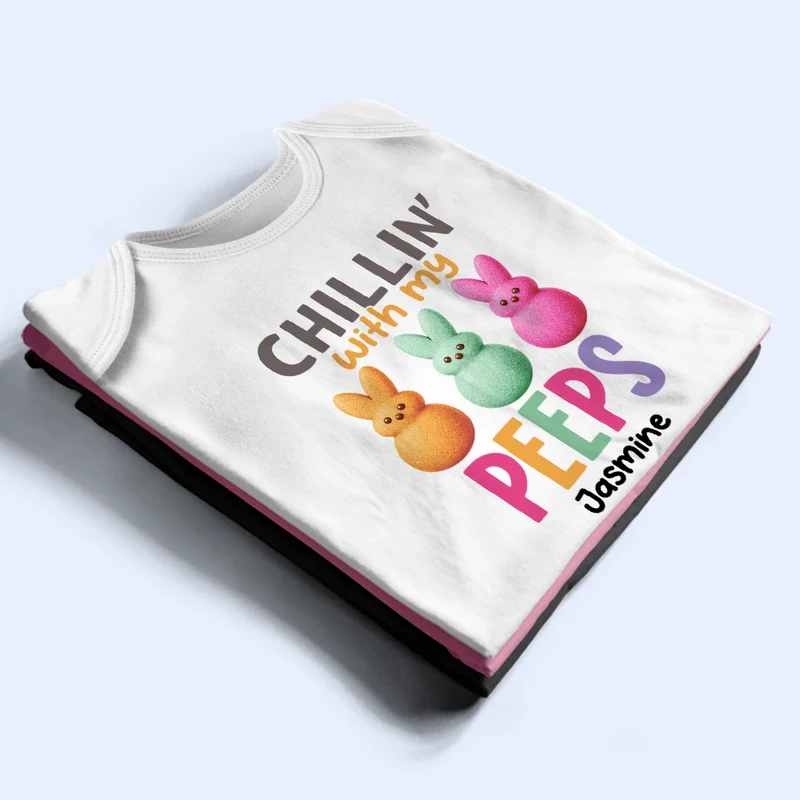 Chilling With My Peeps - Personalized Baby Onesie