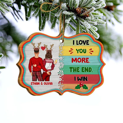 Christmas Couple I Want To Annoy For The Rest Of My Life - Personalized Wooden Ornament Ornament The Next Custom Gift