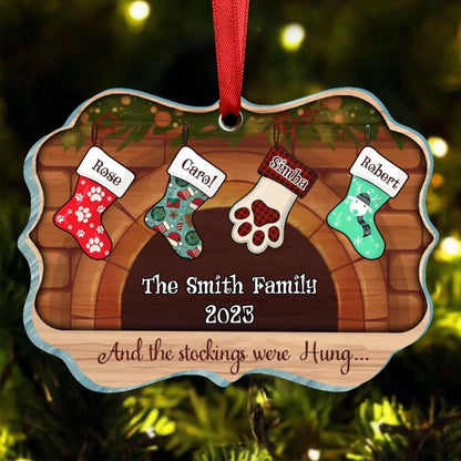 Christmas Gift - Christmas Stockings Hanging - Personalized Christmas Ornament