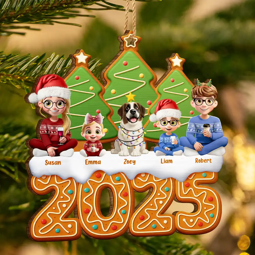 Gia Đình - Hồng Y Mẹ Bố Bà Ông Nội Hồng Y Vòng Tròn Trang Trí