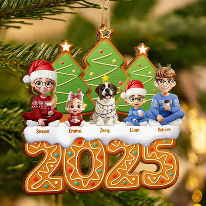 Gia Đình - Hồng Y Mẹ Bố Bà Ông Nội Hồng Y Vòng Tròn Trang Trí