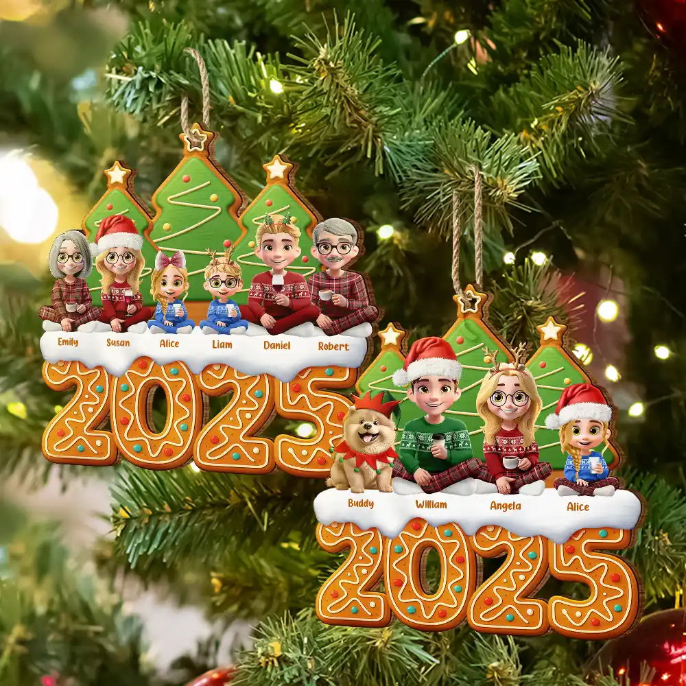 Gia Đình - Hồng Y Mẹ Bố Bà Ông Nội Hồng Y Vòng Tròn Trang Trí