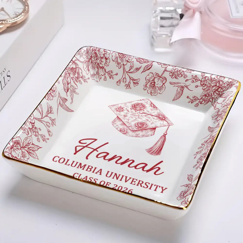 Congrats Graduation - Personalized Ring Dish