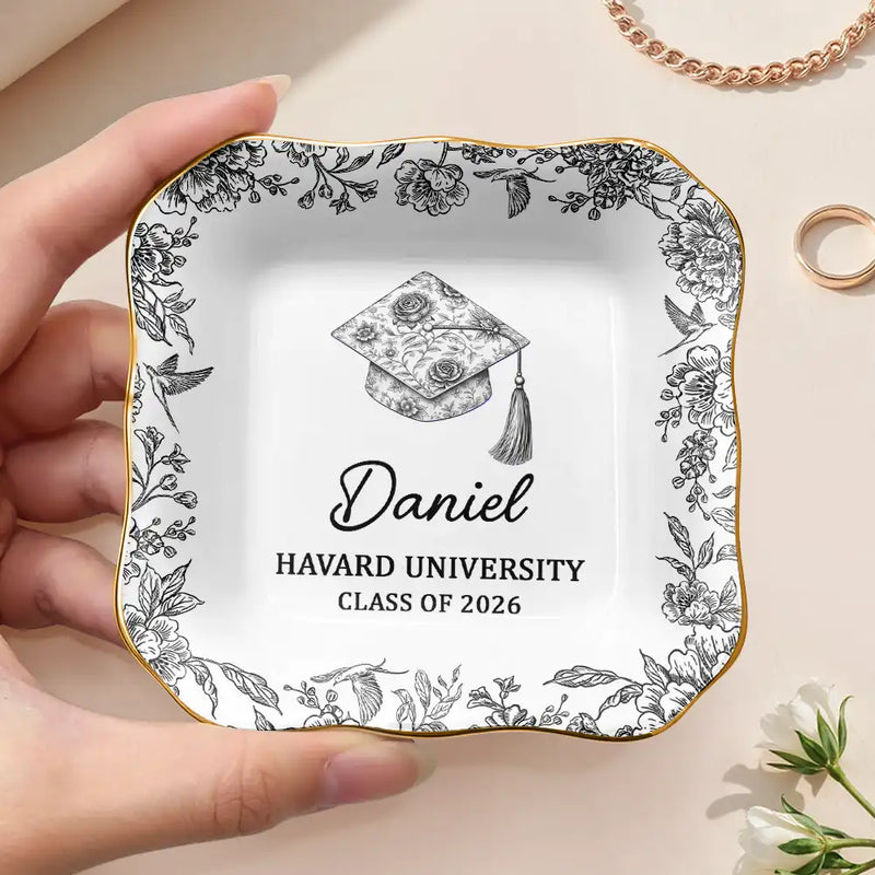 Congrats Graduation - Personalized Ring Dish