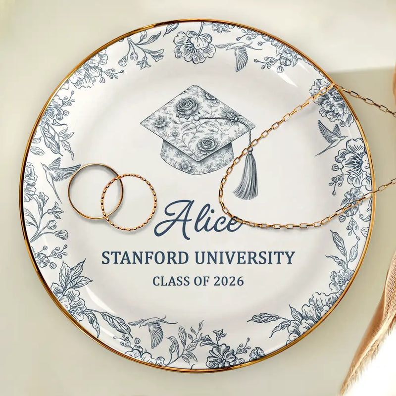 Congrats Graduation - Personalized Ring Dish