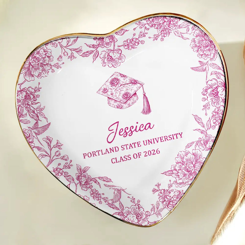 Congrats Graduation - Personalized Ring Dish