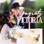 Congrats Graduation Name - Personalized Cake Topper