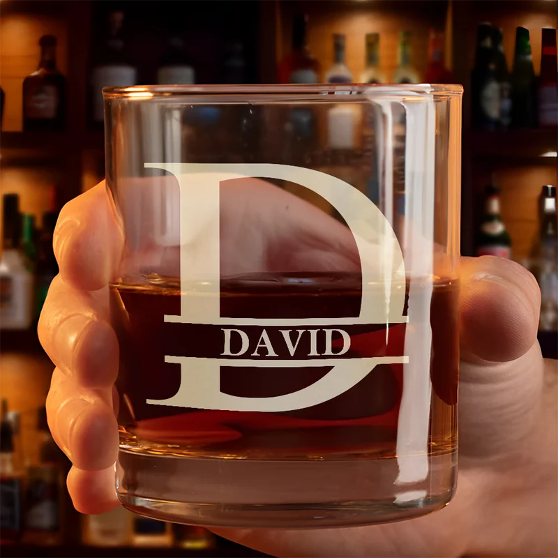 Congrats On Being Our Boss - Personalized Engraved Whiskey Glass