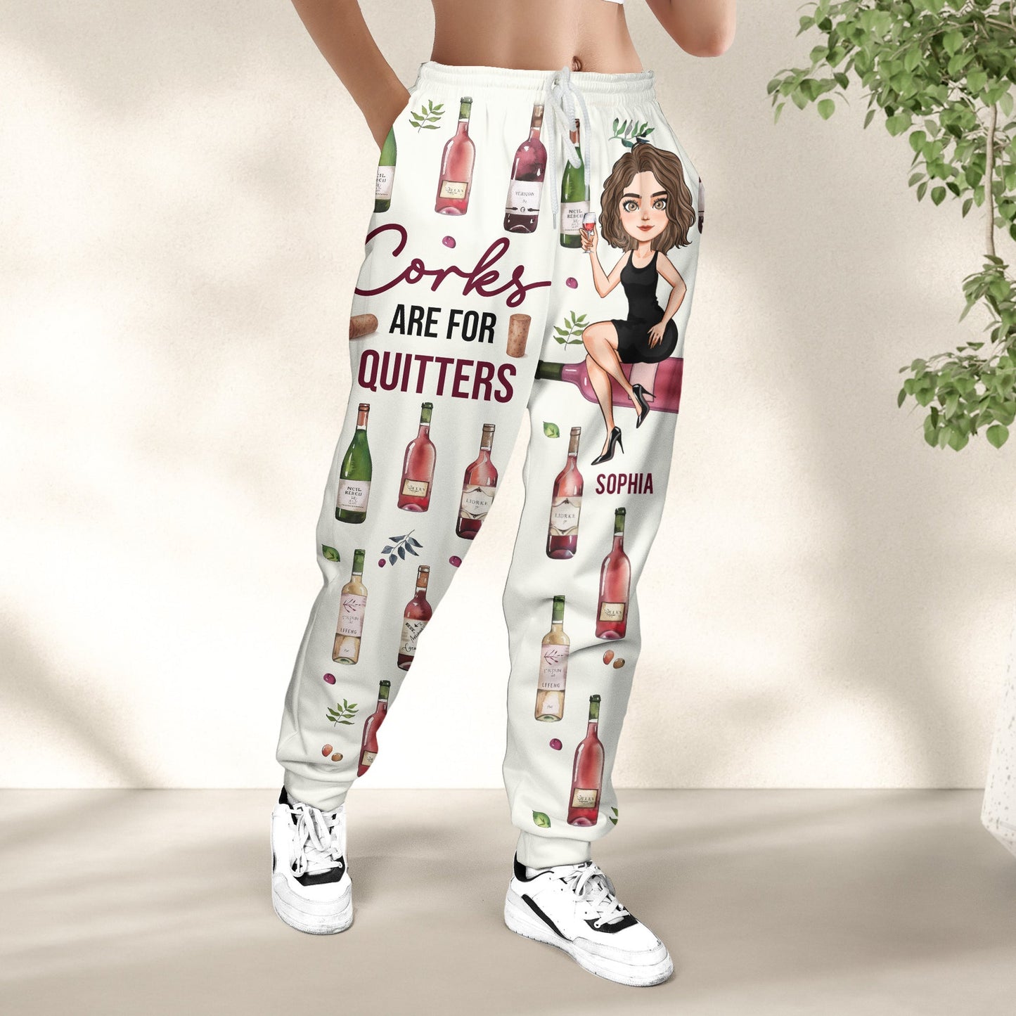 Corks Are For Quitters - Personalized Sweatpants