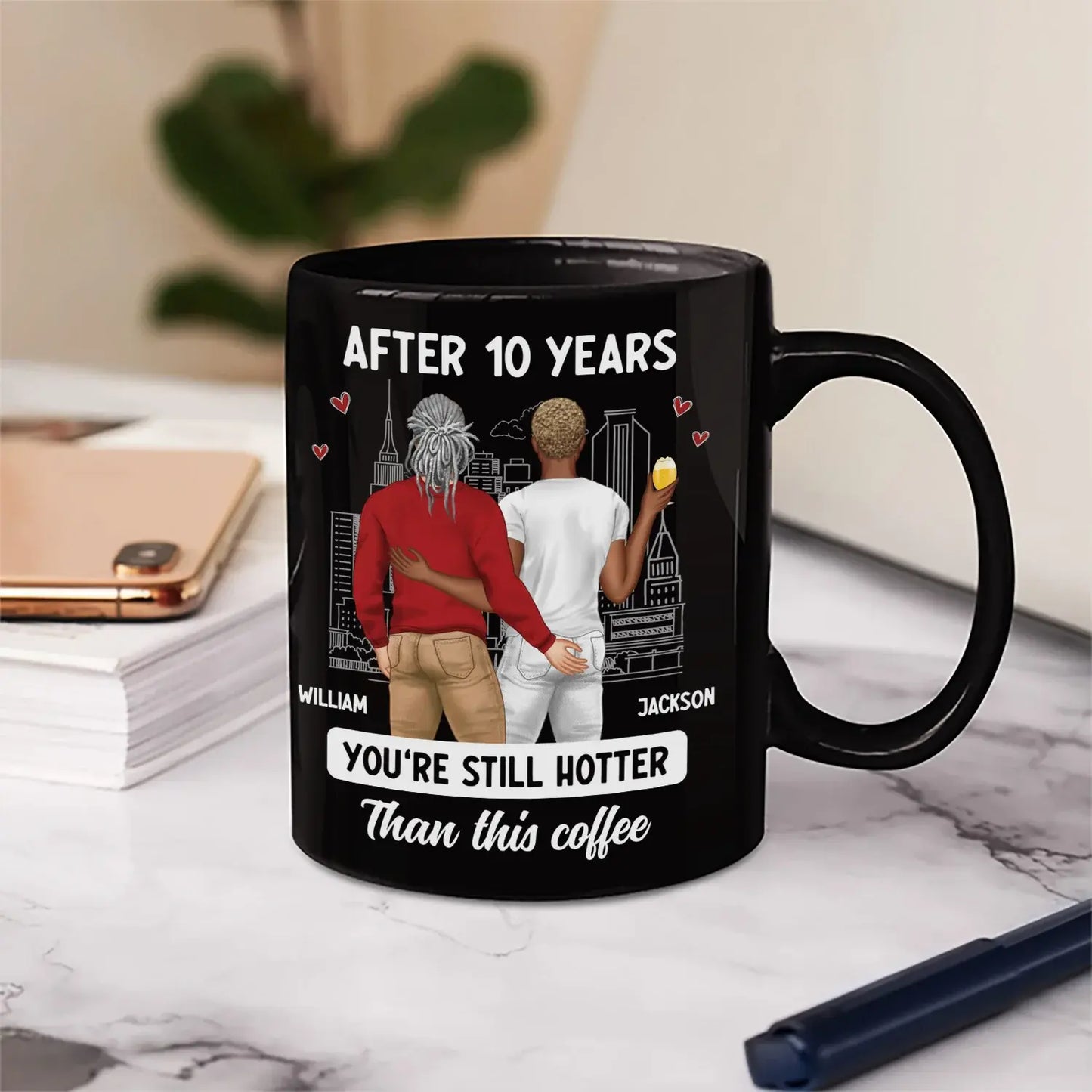 Couple After Years Hotter Than This Coffee - Gift For Couples - Personalized Mug mug The Next Custom Gift