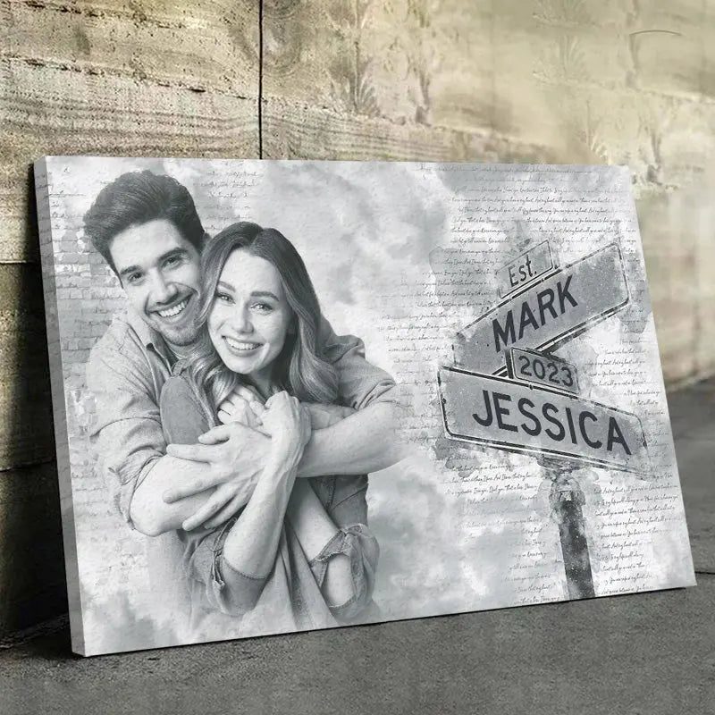 Couple - Be Lovers But Be Best Friends Too - Personalized Canvas