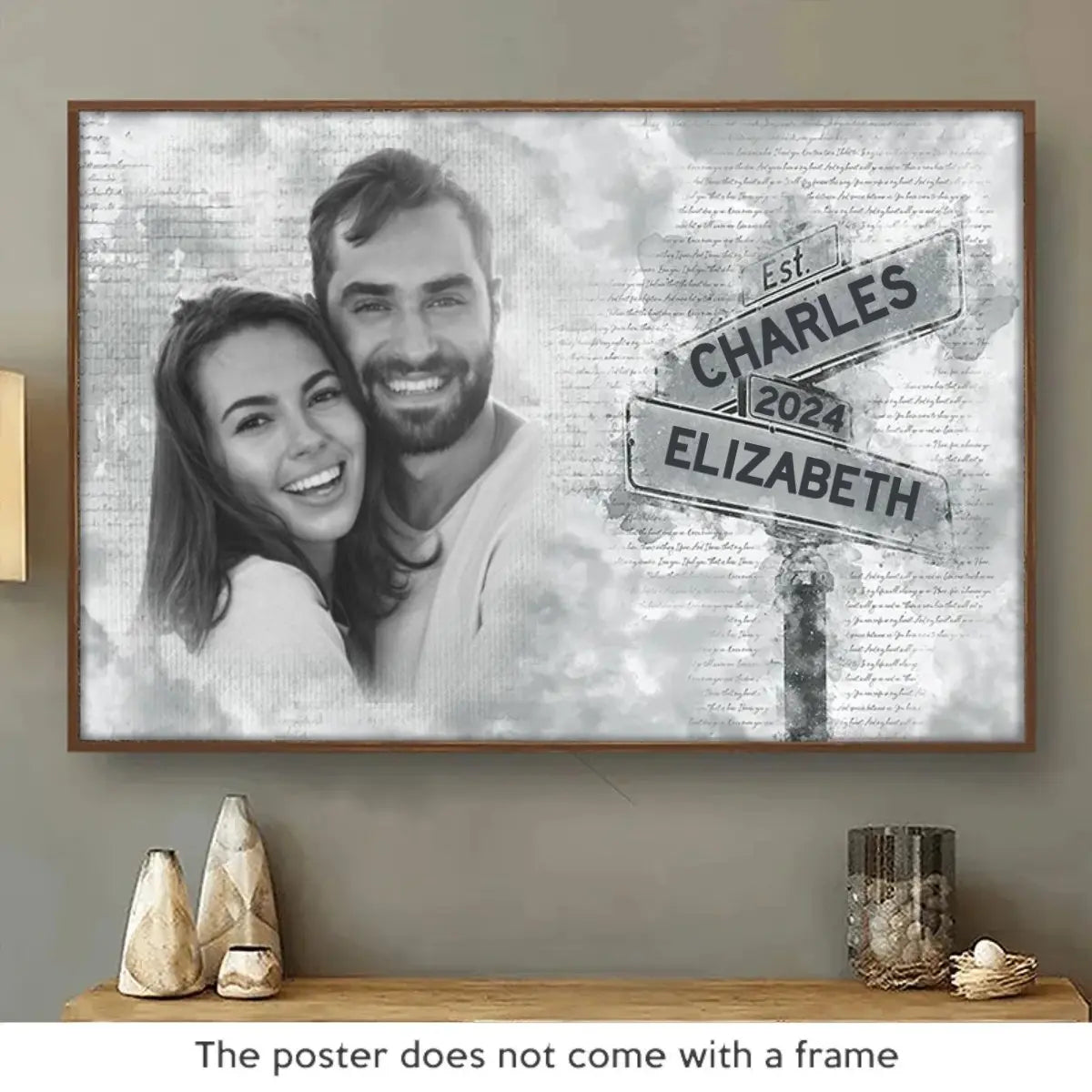 Couple - Custom Photo I Need You Because I Love You - Personalized Horizontal Poster (HJ) Poster The Next Custom Gift