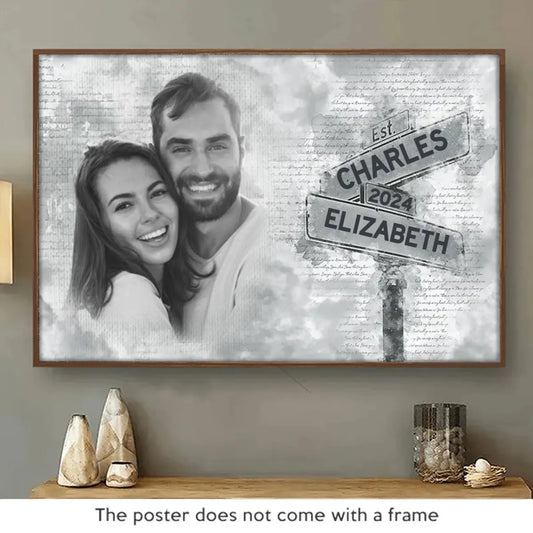 Couple - Custom Photo I Need You Because I Love You - Personalized Horizontal Poster (HJ) Poster The Next Custom Gift