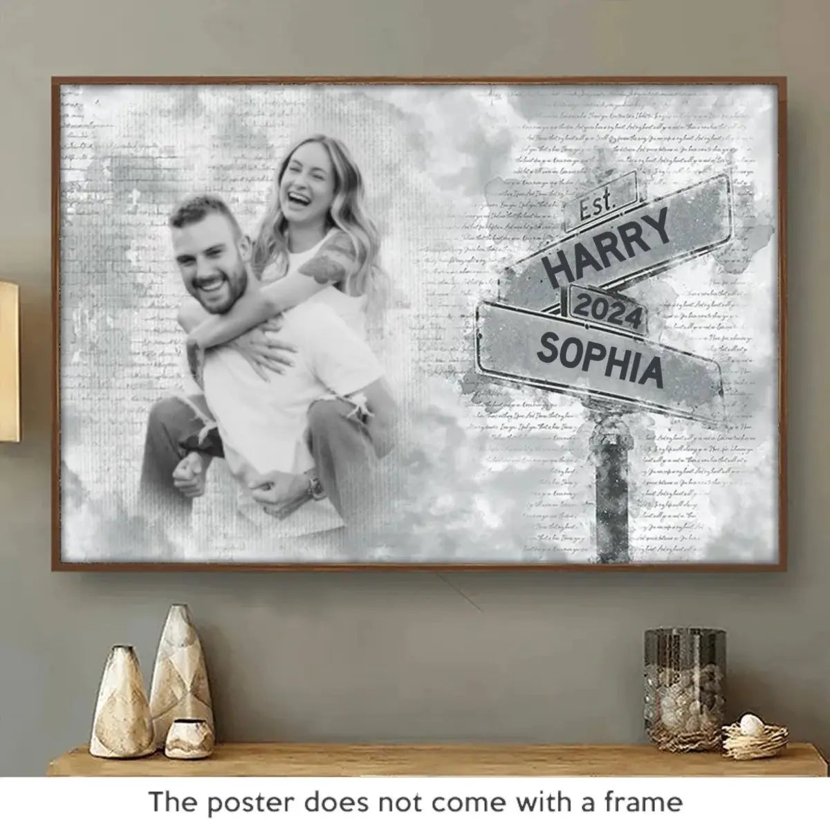 Couple - Custom Photo I Need You Because I Love You - Personalized Horizontal Poster (HJ) Poster The Next Custom Gift